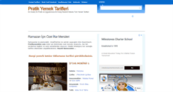 Desktop Screenshot of pratikyemekler.com